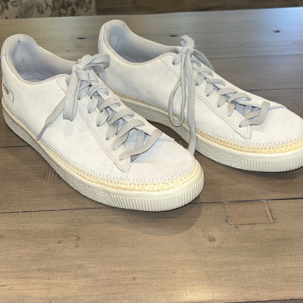 PUMA Suede Trim DLX Trainers Sneakers Sz 11 - Picture 3 of 8